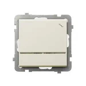 Wall-mounted smart switch Ospel ŁP-3RS/m/27, 16 A, 250 V, IP20, 71×71×42 mm