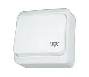 Push Button Switch Schneider Electric Prima WDE001013 white — single-gang light control