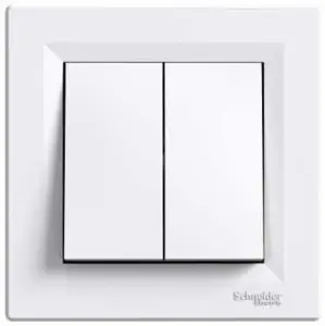 Schneider Electric candle switch EPH0300321 white — single-pole wall switch for lighting circuits