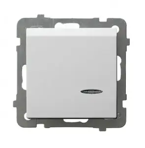 Wall smart switch Ospel ŁP-15GS/m/00, white, 230 V, IP20, 71×71×52 mm
