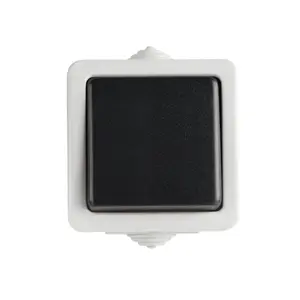 Light switch Kanlux 25348 — ABS housing, IP54, AC 250 V, 86 g