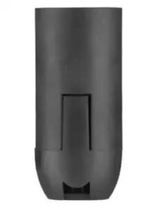 Opal lamp holder OTE14-03 screwed black D.3004 – compatible lamp socket, black finish