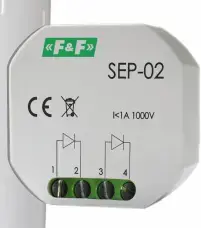 FF Separator of control signal SEP-02, 1 A, 1000 V