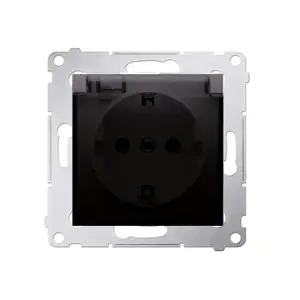 Kontakt-Simon DGSZ1BZ.01/48A kontaktligzda, antracīts, IP44, 250 V, 84×47.5×89 mm