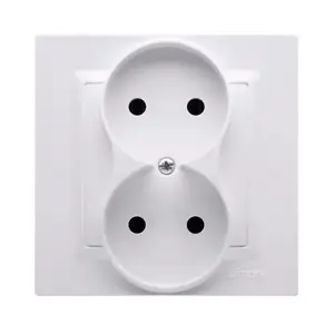 Kontakt-Simon rozete CG2/11, vienvietīga, balta, IP20, 250 V, 84×84×43 mm