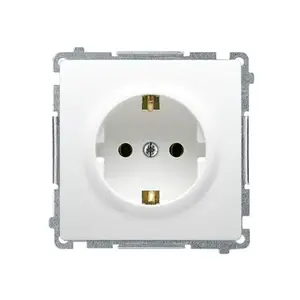Socket outlet Kontakt-Simon BMGSZ1.01/11 — white, plastic, IP20, 250 V, 75×75×42 mm