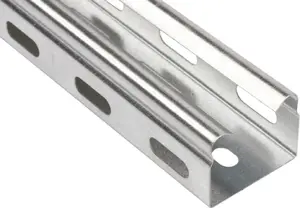 Перфорированный лоток для кабеля 35×30 мм толщина 0,5 мм Baks KGR/KPR35H30/2 2 м