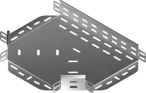 Baks cable tray tee TKJ100H50, sheet steel 1 mm thickness