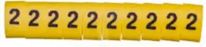 Wire marker Ergom OZ-2, 2 mm, yellow, pack of 100 (E04ZP-01020400300)