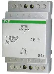 Блок питания FF ZI-14 24VAC / 24VDC, 72 Вт, 3 А
