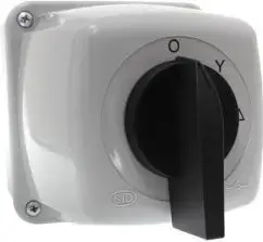 Switch, Elektromet star-delta cam switch LUK-40-23 40A 3P in IP65 enclosure