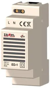 Wired Door Chime ZAMEL ED-1, 230V AC Wired Call Bell