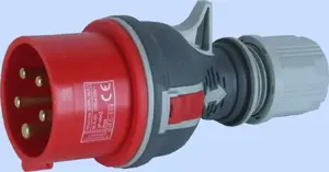 Portable Straight Twist Plug Elektromet TWIST 16A 400V IP44 (model 922070)