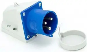 PCE 3P 32A 230V Blue Socket-Receiver with Plug Model 523-6T