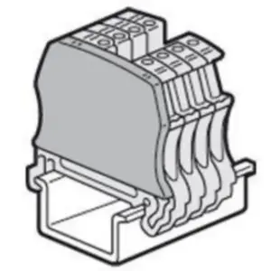 Terminal block Legrand 037550 — single-piece DIN-rail electrical connector