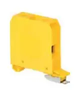 Terminal block connector Pokój A11-1631 ZG-G35/TS35 threaded rail-mounted yellow
