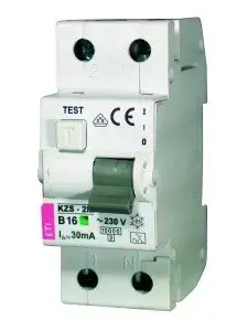 УЗО-автомат Eti-Polam KZS-2M 2П 10A B 0,03A тип A (MPN 002173202)