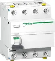 Устройство защитного отключения Schneider Electric iID-40-4-100-AC 40 A 4‑полюсное 100 mA тип AC