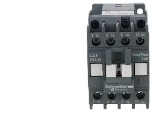 Контактор Schneider Electric Easy TeSys Control LC1E1810P7, силовой контактор 18A, 3-полюсный (1NO), катушка 230В 50/60Гц