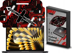 Screen protector GrizzGlass HybridGlass Easy for Apple MacBook Air 13" 2023 by GrizzGlass