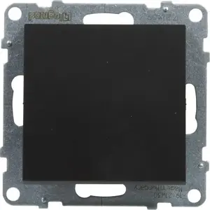 Wall Push Button Switch Legrand Suno 1-Gang, Black (model 721409)