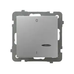 Wall Smart Switch Ospel ŁP-11GS/m/18, 10 A, 250 V, IP20, Silver, 71×71×40 mm
