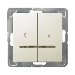 Wall Switch Ospel ŁP-7YBS/m/27 — 250 V AC, 10 A, IP20, 71×71×40 mm