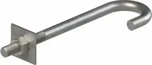 Pole-mounted boom bracket ALPAR W101 L-200 — pole arm support L-200
