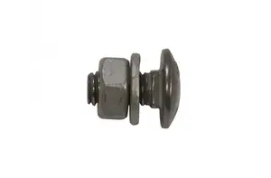 Bolt Baks M6×12, hexagon screw M6x12, stainless/steel detail, MPN 650166