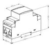 electro base 1F-2DIN 241R LoRaW однофазный счётчик Photo 2