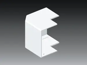 Kopos corner external cover LH 60x40 (model 8656) — plastic protective corner for cable duct