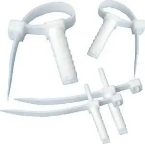 Opatówek mounting clip white pack of 50 pieces model 21.1