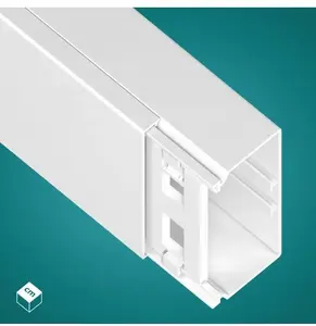 Kabeļu kanāls Akssj 111341 KPP 60x130 balts