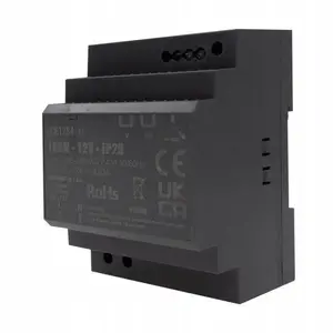 Источник питания на DIN-рейку Eco Light EC61284 12В 100Вт 220–240В AC → 12В DC, пластиковый корпус IP20
