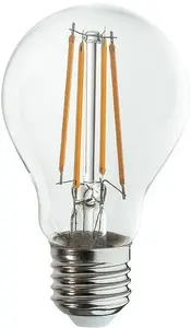 LED bulb NOWODVORSKI 10587 1x7W E27 3000K 800 lm transparent