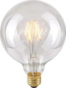LED spuldze Italux G125 E27 4W 400 lm 2200K silti balta (retro bumba)