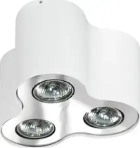 Griestu lampa Azzardo NEOS 3 AZ0741 balta virsmas uzstādāma cilindriska