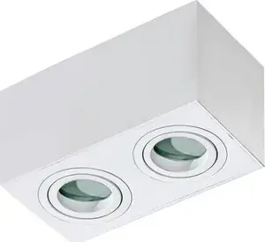 Потолочный светильник Azzardo BRANT 2 SQUARE AZ2826 белая купольная накладная