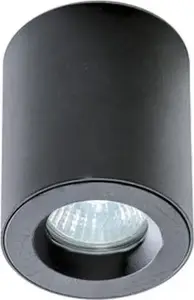 Ceiling light Azzardo ARO AZ2558 surface-mounted cylindrical fixture, black