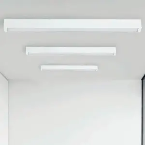 Потолочный светильник NOWODVORSKI STRAIGHT CEILING 7558 белый — накладной для столовой