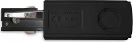 Azzardo track end cap AZ4116 — three-circuit white track accessory