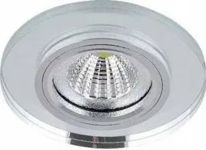 Встраиваемый галогенный светильник GREENLUX Faroform Aqua Glass-R FF002032.0 MR16 1x50W GU5.3 прозрачный/зеркальный