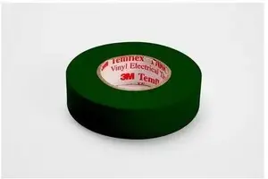 Izolācijas lenta 3M Temflex 155 PCW 19 mm x 20 m, zaļa, MPN 7100184747