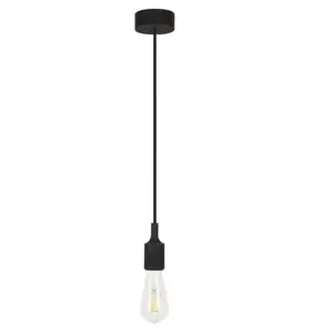 Потолочный светильник Rabalux 1412ROXY, чёрный, цоколь E27, 1× LED, макс. 60 Вт, Ø 8 см