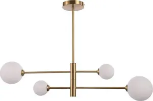 Подвесной светильник Light Prestige Dorado LP-002/4P белая потолочная лампа для столовой