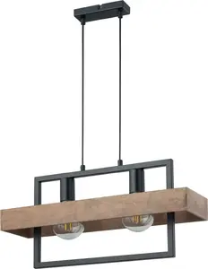 Подвесной светильник SIGMA ROBIN 32216, потолочный LED-ready, коричневый