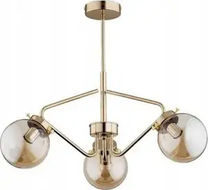 Pakaramais gaismeklis ALFA Barsum 3-punkta zelta, modelis 27583