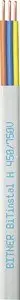 BITNER installation cable YDY 3x2.5 mm² 450/750V flat B2ca-s1b,d0,a1 white