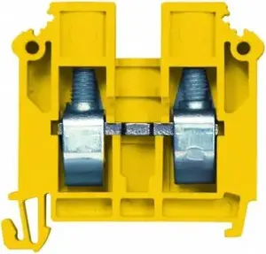 Simet 2-core 16 mm² rail connector ZSG1-16.0z yellow (MPN 12601314)