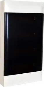 Distribution enclosure Legrand PRACTIBOX S 4x18 surface-mounted with transparent door (model 137439)